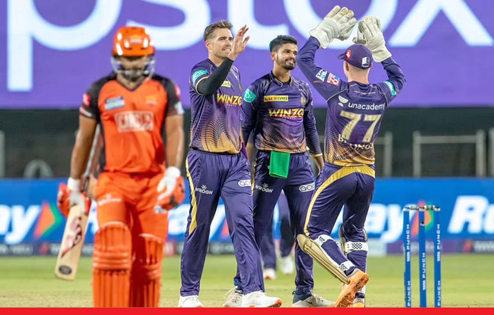 आईपीएल: कोलकाता नाइट राइडर्स ने सनराइजर्स हैदराबाद को 54 रन से हराया