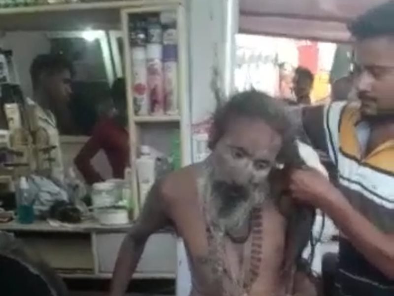 एमपी के खंडवा में साधु के साथ बर्बरता, बाल काटकर की मारपीट, एक आरोपी हिरासत में