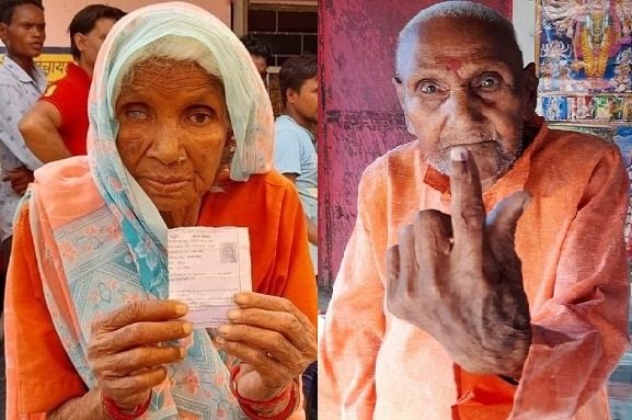 जबलपुर में गांव की सरकार बनाने मतदाताओं में उत्साह, 109 वर्षीय वृद्ध, 86 वर्षीय वृद्धा ने भी किया मतदान..!