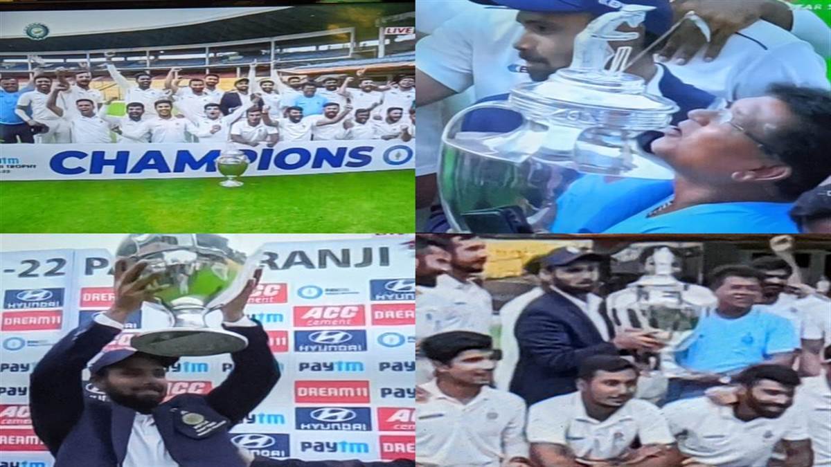 रणजी ट्राफी: मध्य प्रदेश की टीम पहली बार बनी चैंपियन, फाइनल में मुंबई को दी मात