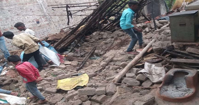 एमपी: तेज बारिश में गिरी कच्चे मकान की दीवार, 3 बच्चों सहित चार लोगों की मौत