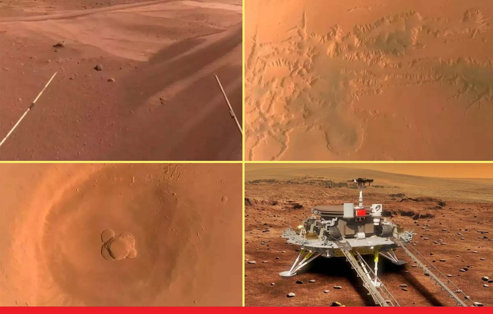 चीन के स्पेसक्राफ्ट ने 1344 चक्कर लगाकर खींची मंगल की तस्वीरें