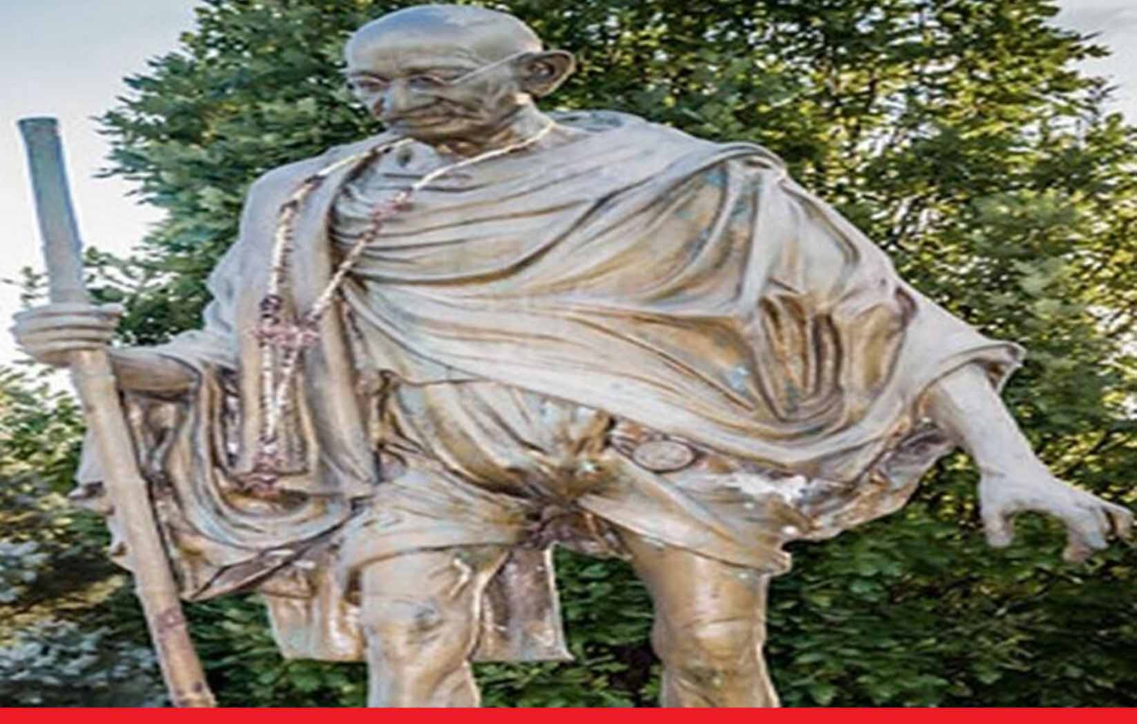कनाडाः महात्मा गांधी की प्रतिमा को किया क्षतिग्रस्त, भारत ने घृणित कृत्य बताया, सख्त कार्रवाई की मांग
