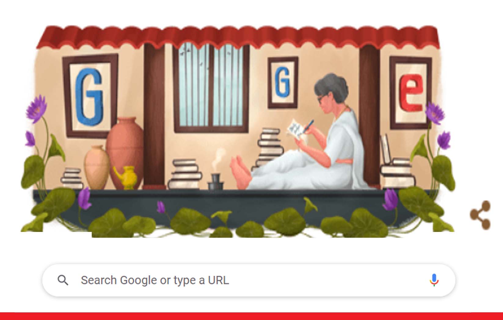 मलयालम साहित्य की दादी बालमणि अम्मा का आज गूगल ने बनाया डूडल
