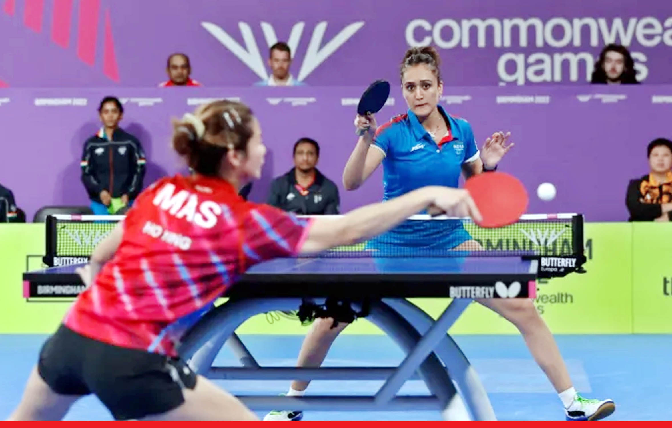 कॉमनवेल्थ गेम्स: भारतीय टेबल टेनिस टीम मलेशिया से हारकर स्पर्धा से बाहर