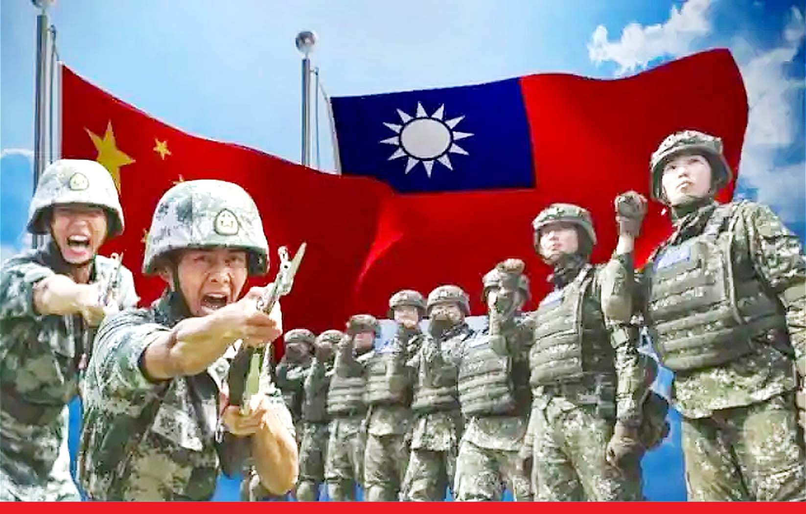 चीनी सैन्य अभ्यास के बाद ताइवान ने भी शुरू की लाइव-फायर आर्टिलरी ड्रिल