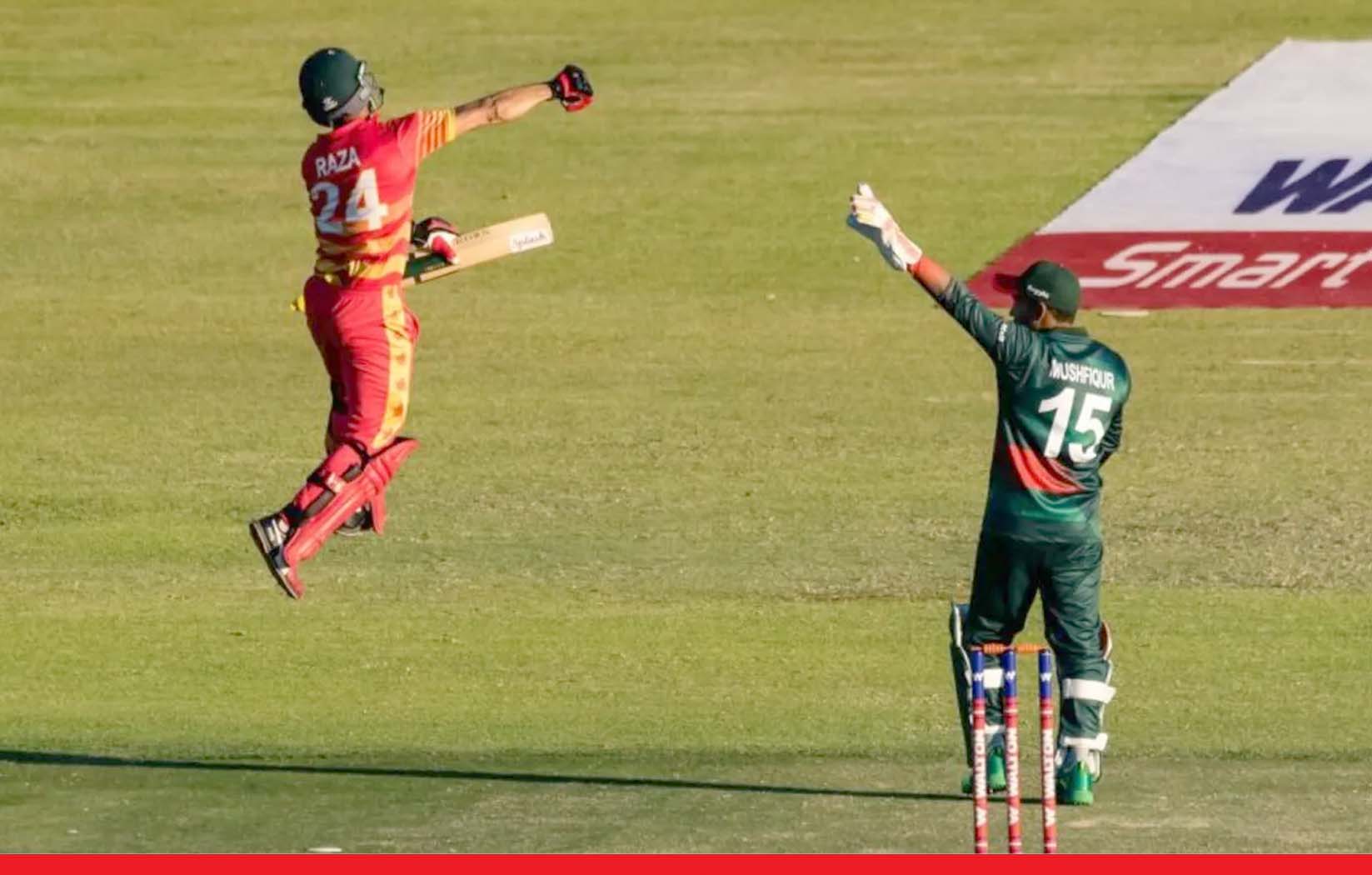 जिम्बाब्वे  ने बांग्लादेश को 5 विकेट से हराया, सिकंदर रजा फिर चमके