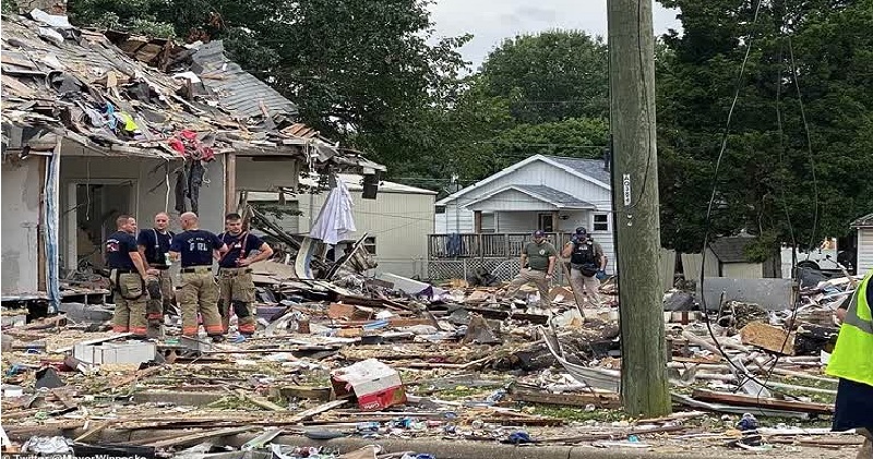 अमेरिका के दक्षिणी इंडियाना में विस्फोट से तीन लोगों की मौत, कई मकान हुए क्षतिग्रस्त