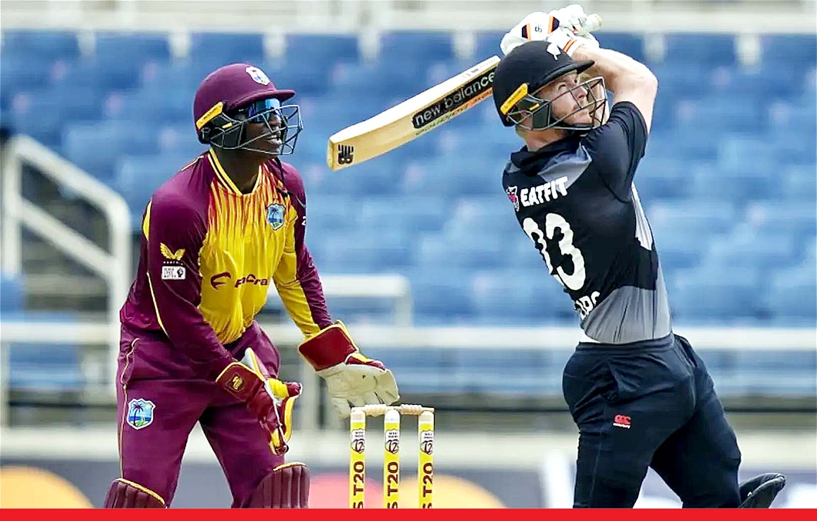 न्यूजीलैंड की लगातार नौवीं जीत, वेस्टइंडीज को 90 रन से हराया,  टी20 सीरीज में बनाई बढ़त