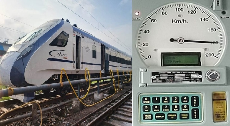 वन्दे भारत ट्रेन का पमरे के कोटा मंडल में 180 KMPH की रफ्तार तक हुआ गति परीक्षण, आरडीएसओ की टीम भी मौजूद