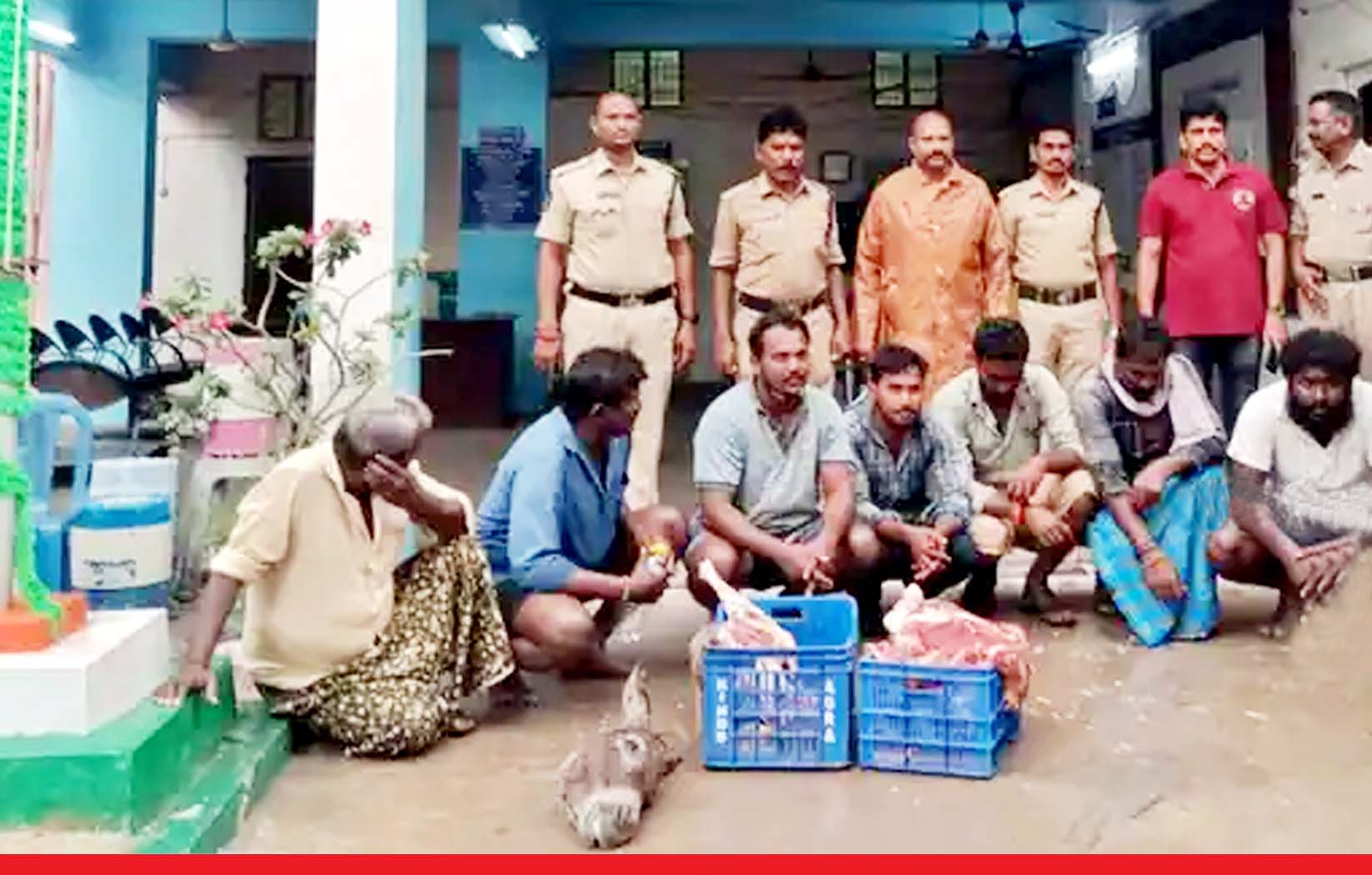 आंध्र प्रदेश: पुलिस ने चार अलग-अलग स्थानों से 400 किलो गधे का मांस जब्त, सात लोगों को गिरफ्तार