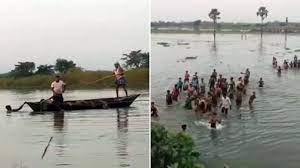 बिहार : कटिहार नाव हादसे में 7 लोगों की मौत, धान काटकर लौटने के दौरान पलटी थी नाव, 3 को बचाया
