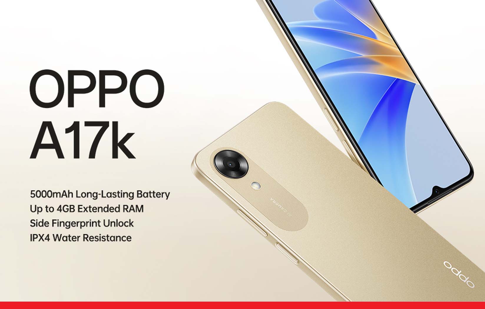 ओप्पो ने अपने Oppo A17K स्मार्टफोन में की 500 रुपए की कटौती