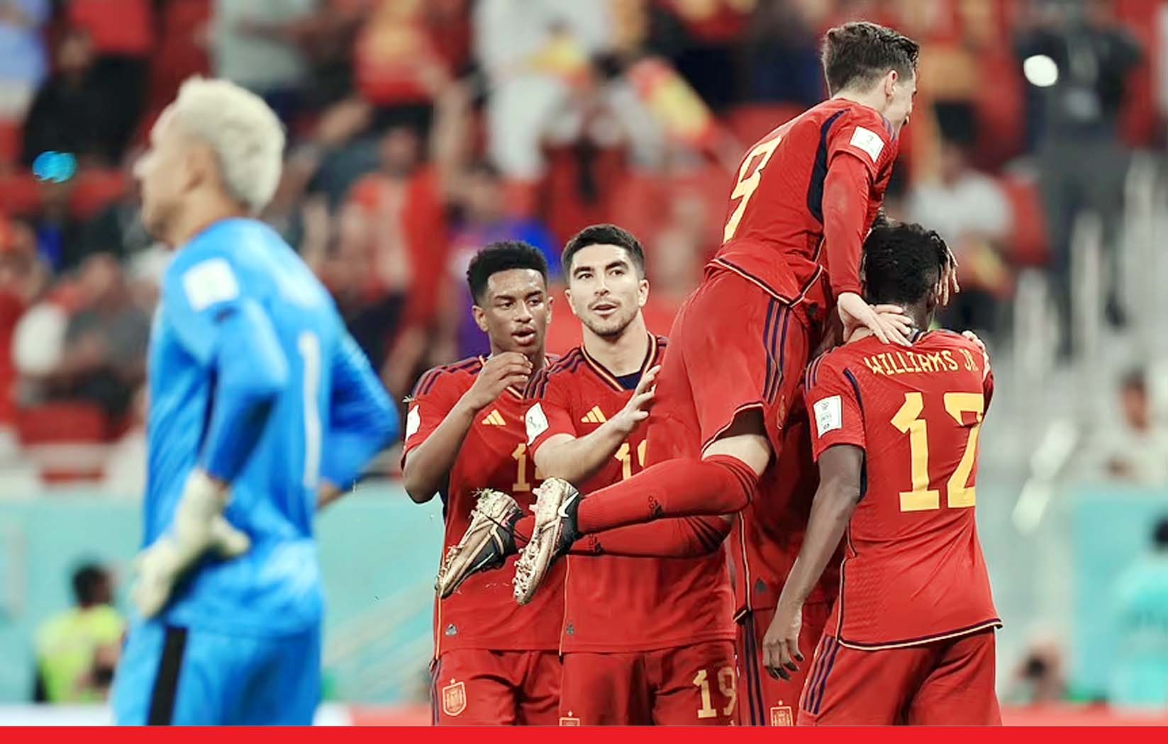 FIFA World Cup : स्पेन ने हासिल की अपनी सबसे बड़ी जीत, कोस्टारिका को 7-0 से हराया