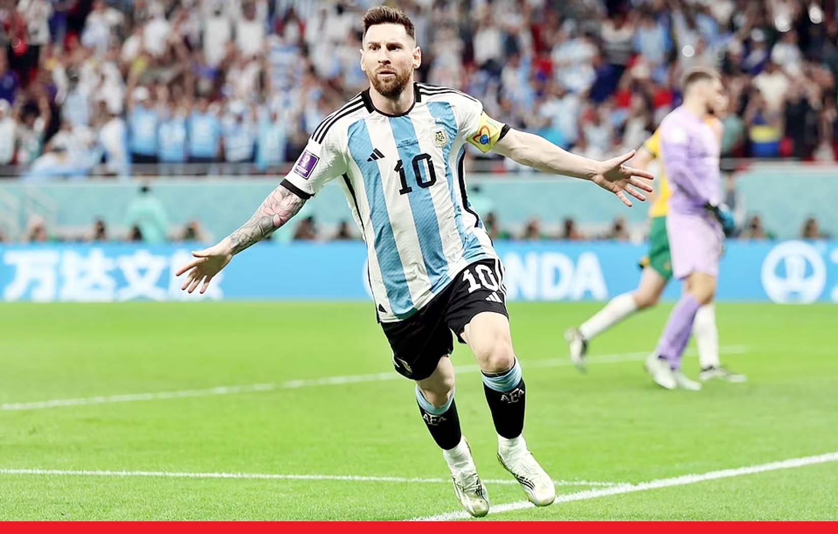 फीफा वर्ल्ड कप: अर्जेंटीना ने ऑस्ट्रेलिया को 2-1 से हराकर क्वार्टर फाइनल में किया प्रवेश