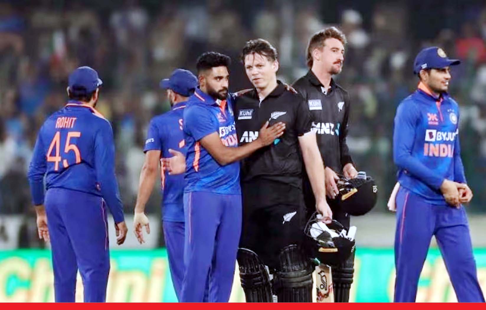 भारत ने न्यूजीलैंड को 12 रन से हराकर बनाई सीरीज में 1-0 की बढ़त, शुभमन गिल की डबल सेंचुरी