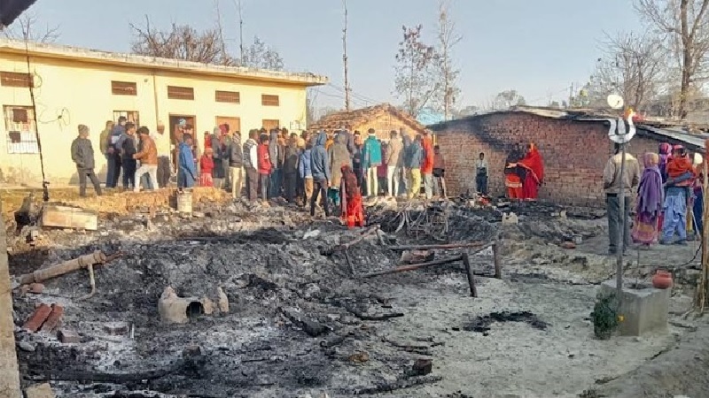 हिमाचल के ऊना में झुग्गी में आग लगने से जिंदा जले बिहार से आए प्रवासी श्रमिकों के चार बच्चे