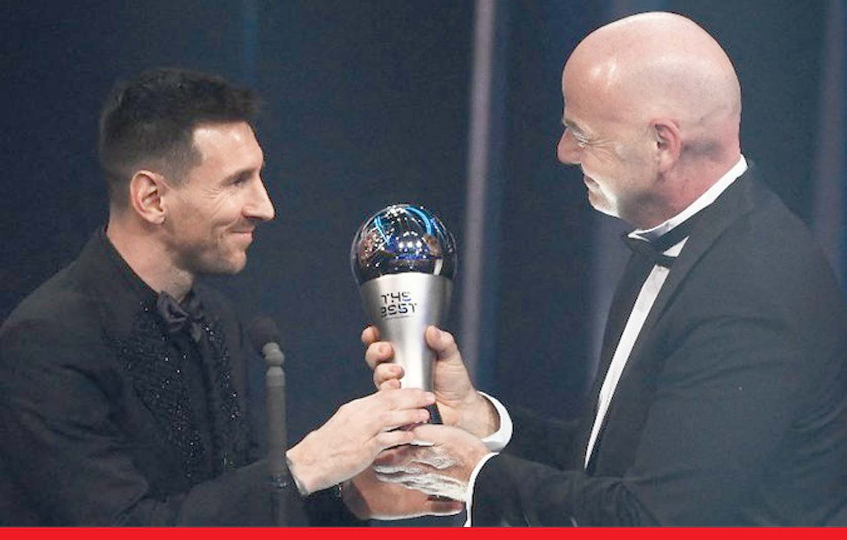 लियोनेल मेसी ने फिर जीता FIFA बेस्ट प्लेयर का खिताब