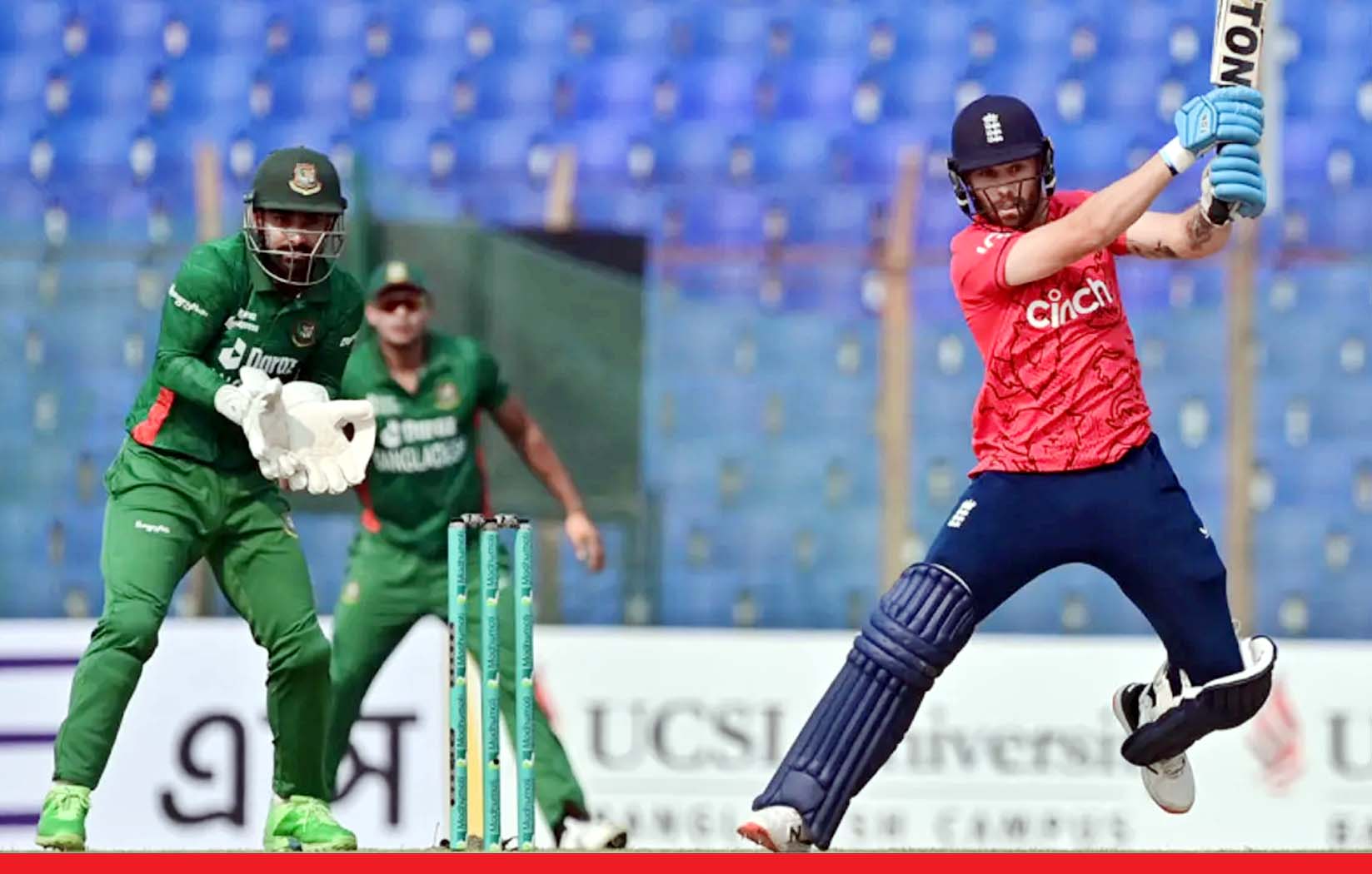 बांग्लादेश ने पहले टी20 मुकाबले में इंग्लैंड को छह विकेट से पराजित किया
