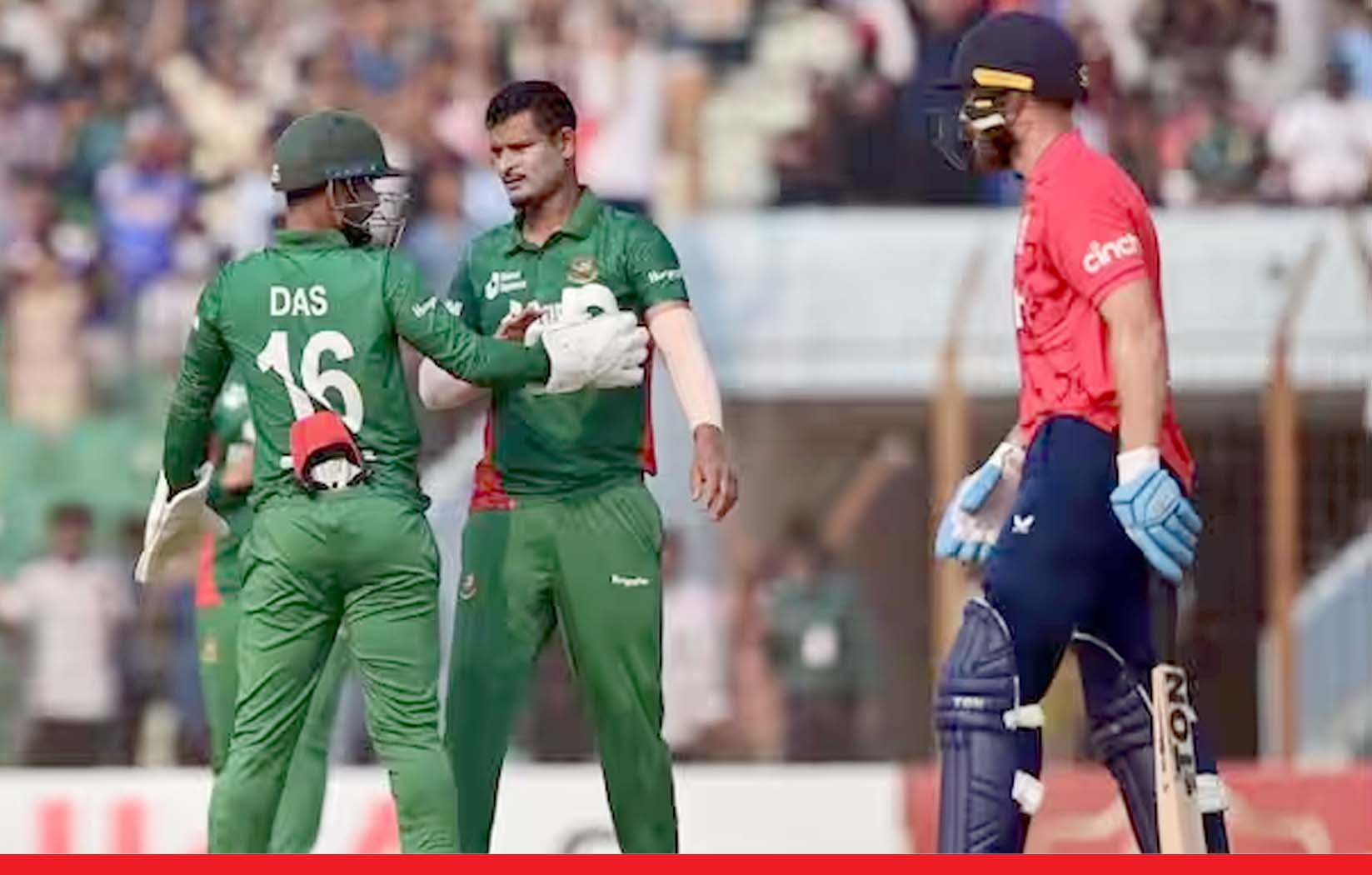 BAN vs ENG: बांग्लादेश ने किया इंग्लैंड का सूपड़ा साफ, 16 रन से जीता तीसरा टी20 मैच
