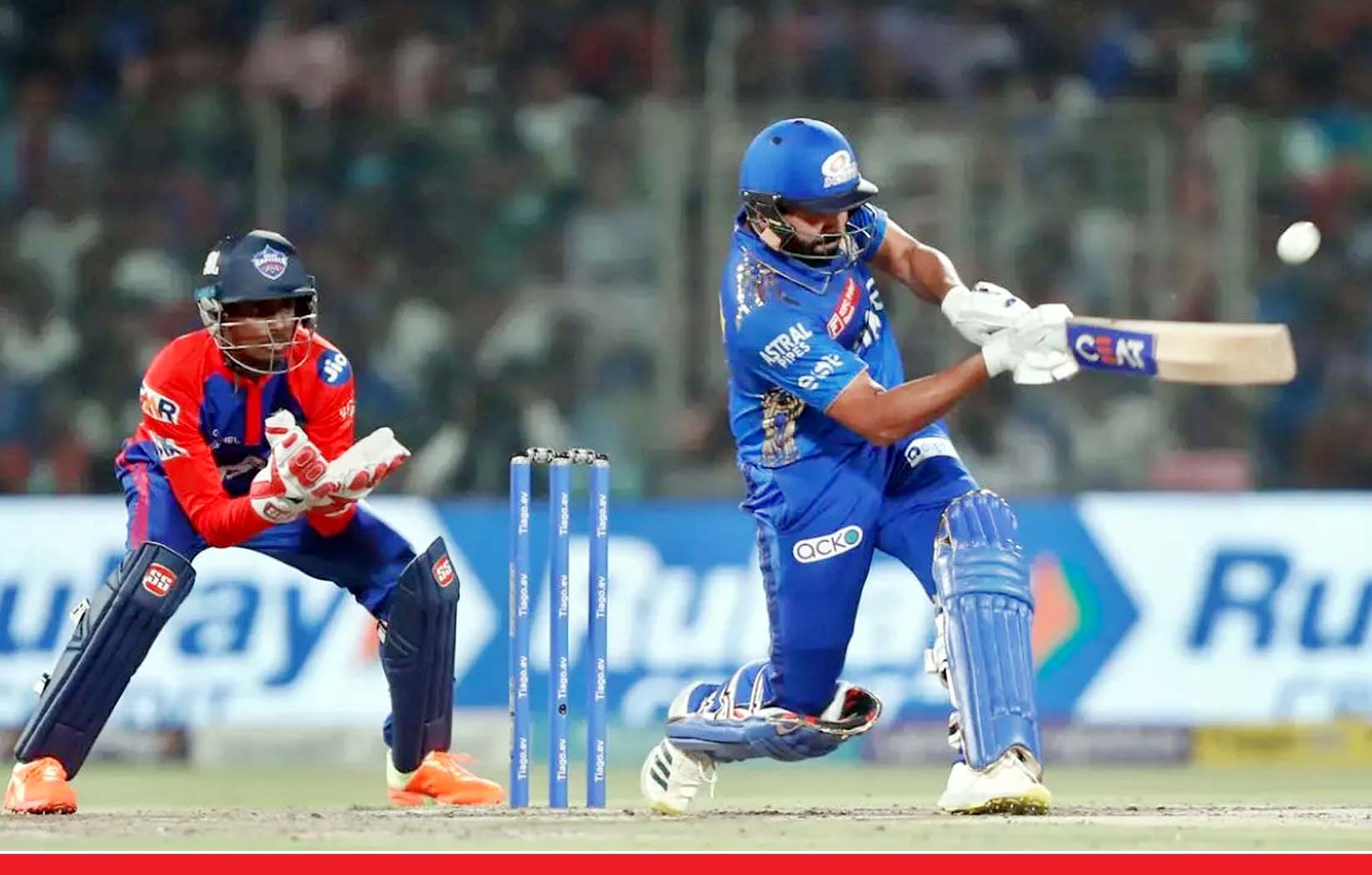 आईपीएल: रोहित शर्मा की कप्तानी पारी के दम पर मुंबई ने दिल्ली को 6 विकेट से हराया