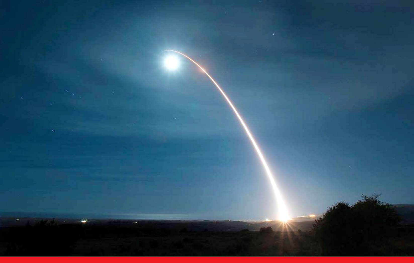 अमेरिका ने 10 हजार किमी रेंज वाली मिनटमैन-3 मिसाइल का किया परीक्षण