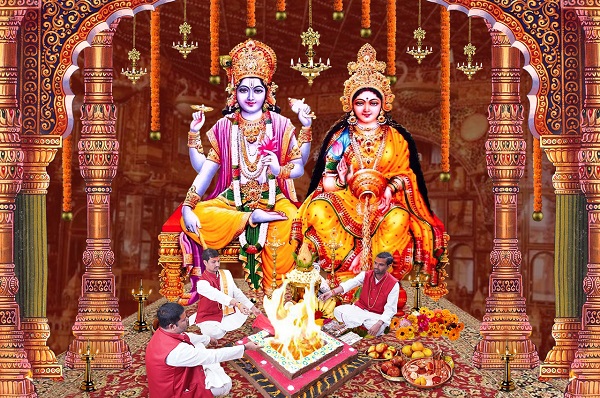 अक्षय तृतीया के दिन लक्ष्मी नारायण की पूजा सफेद कमल- गुलाब या पीले गुलाब से करना चाहिए