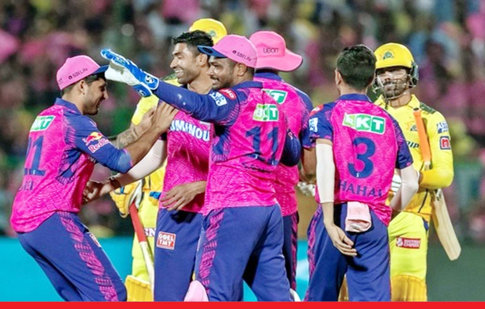आईपीएल: यशस्वी के दम पर राजस्थान ने चेन्नई को 32 रन से हराया, अंक तालिका में पहुंची शीर्ष पर