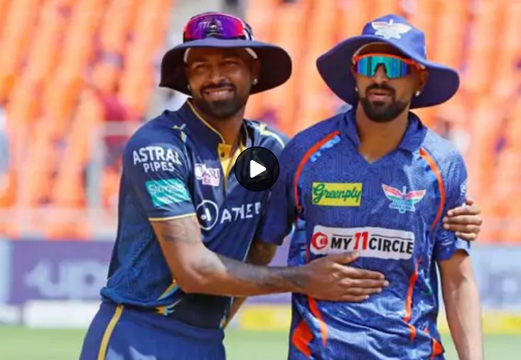 आईपीएल में बना अनूठा रिकार्ड: लखनऊ-गुजरात टीम के बीच मैच दोनों टीमों के कप्तान सगे भाई, एलएसजी ने बॉलिंग चुनी, देखें वीडियो 