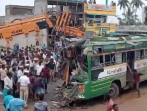 तमिलनाडु में दो बसों की सीधी टक्कर, 4 की मौत, 70 लोग घायल, कई गंभीर