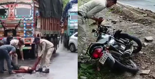 जबलपुर-दमोह रोड पर बाइक सवारों को ट्रक ने कुचला, दो की मौत, तीसरा गंभीर, मेडिकल अस्पताल रेफर