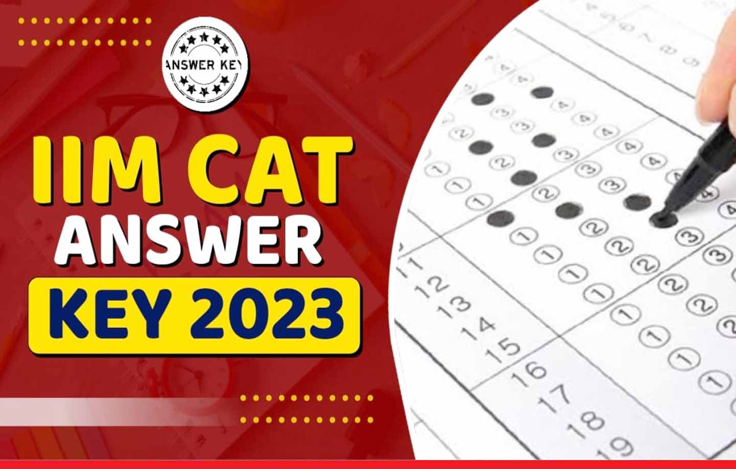 CAT Answer Key 2023: कैट परीक्षा की उत्तर कुंजी और रिस्पॉन्स शीट जारी