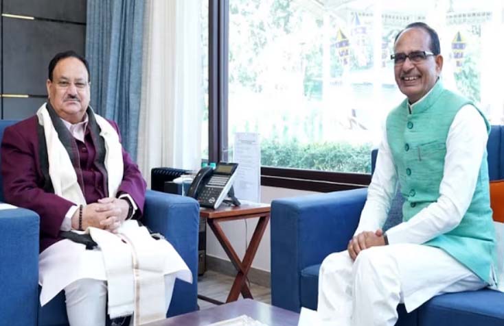 MP : पूर्व सीएम शिवराज दिल्ली में बीजेपी अध्यक्ष नड्डा से मिले, नई भूमिका पर चर्चा