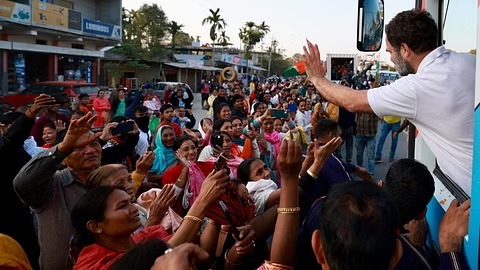 राहुल गांधी की न्याय यात्रा गुवाहाटी में रोकी गई, पुलिस और समर्थकों में झड़प