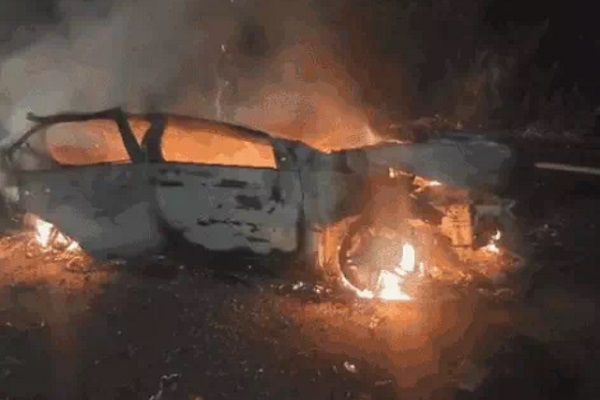 पंजाब : दर्दनाक हादसा, कार व ट्रक की टक्कर में 5 युवक जिंदा जले