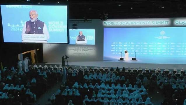 दुबई में वर्ल्ड गवर्नमेंट्स समिट में बोले PM मोदी, कहा- लोगों की जिंदगी में सरकार का दखल कम से कम हो