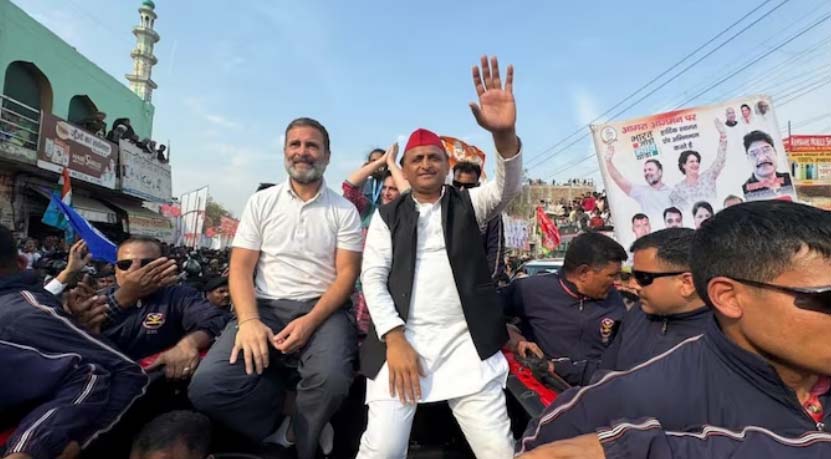 UP: राहुल गांधी-अखिलेश यादव एक मंच पर आए, गठबंधन के बाद भारत जोड़ो न्याय यात्रा में हुए शामिल