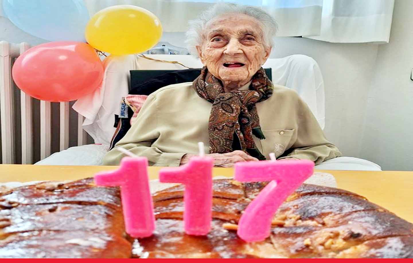 बुजुर्ग महिला ने तोड़ा अपना ही रिकॉर्ड, मनाया 117वां जन्मदिन