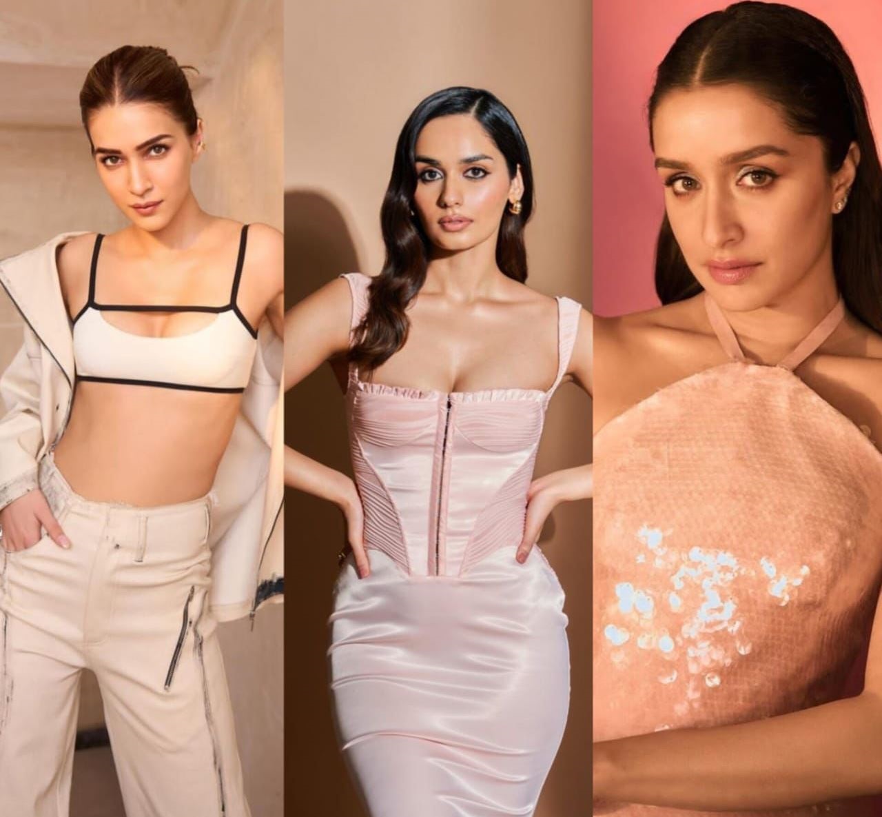 श्रद्धा कपूर और कृति सेनन के साथ 