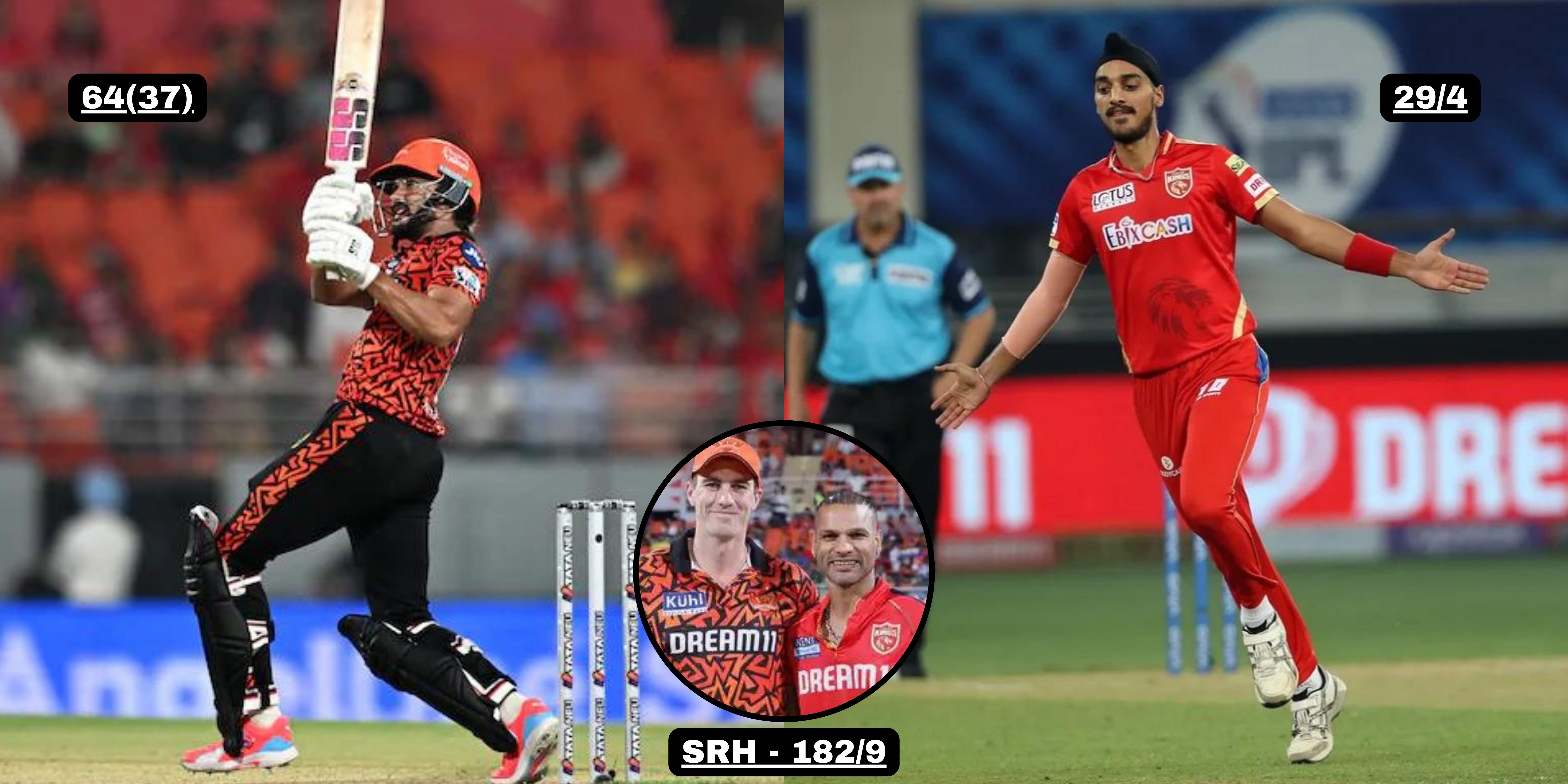 IPL 2024 : PBKS vs SRH, रेड्डी की धमाकेदार पारी के बदौलत SRH ने दिया 183 का लक्ष्य