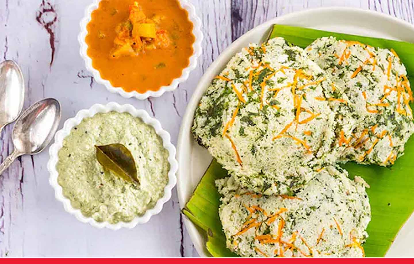 भरवा पालक इडली