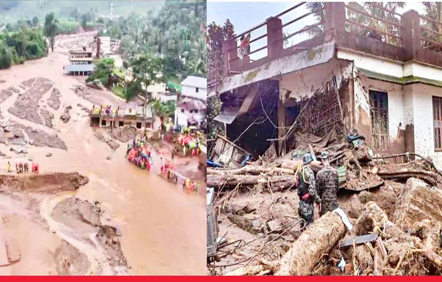 वायनाड में कुदरत का कहर : भूस्खलन से भारी तबाही, अब तक 143 लोगों की मौत, सैकड़ों जख्मी