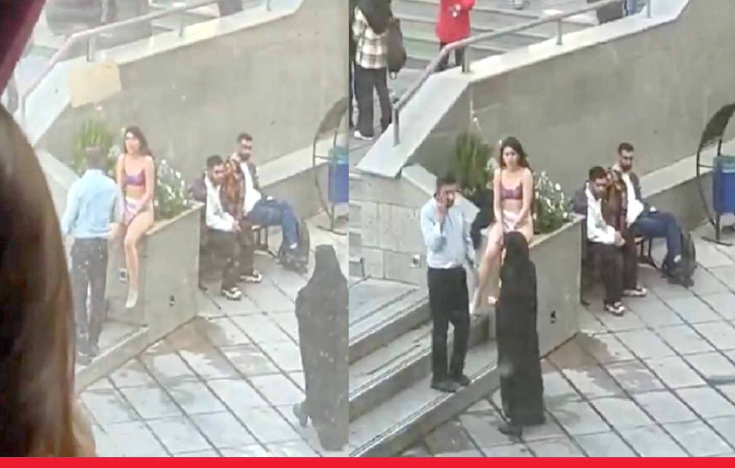 हिजाब के विरोध में ईरानी महिला ने उतारे कपड़े, पुलिस ने किया गिरफ्तार