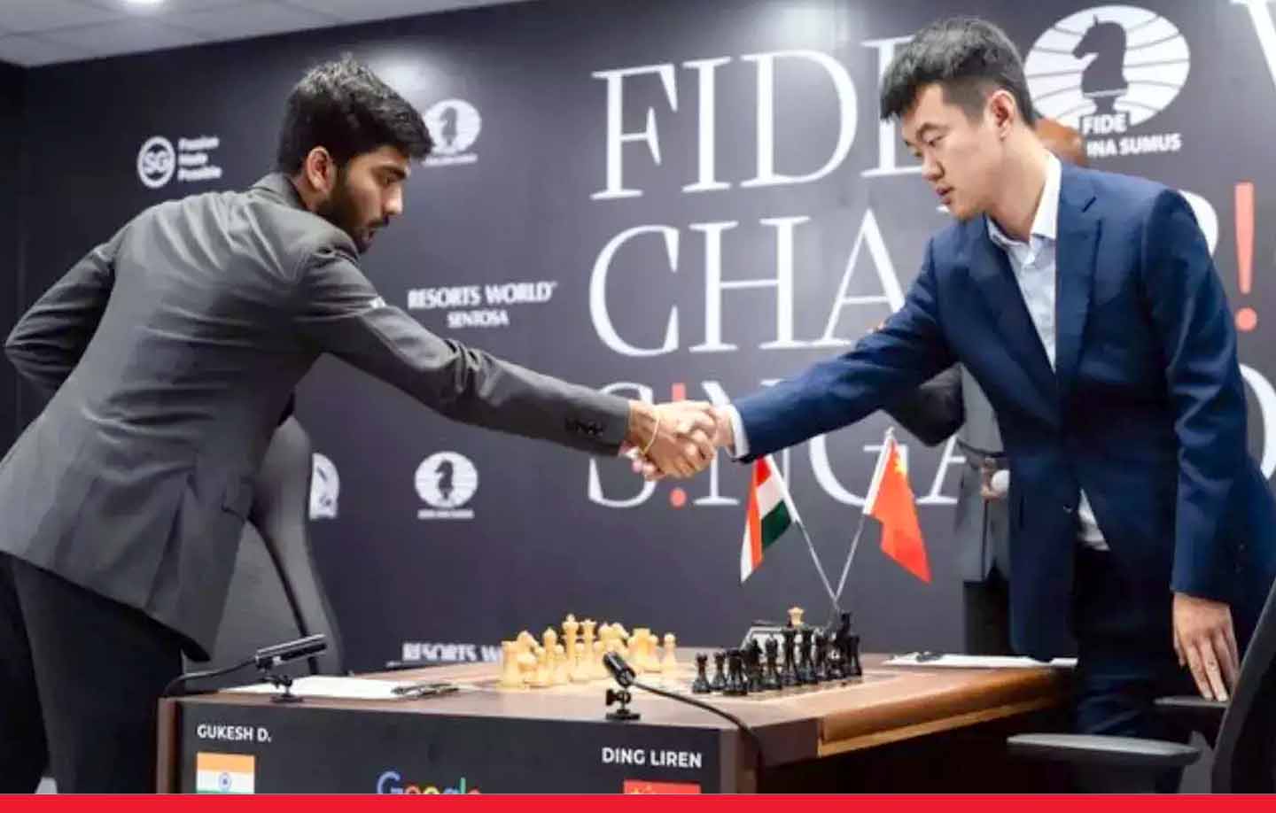 World Chess Championship: 9वीं बाजी के बाद भी बढ़त नहीं ले पाए डी. गुकेश