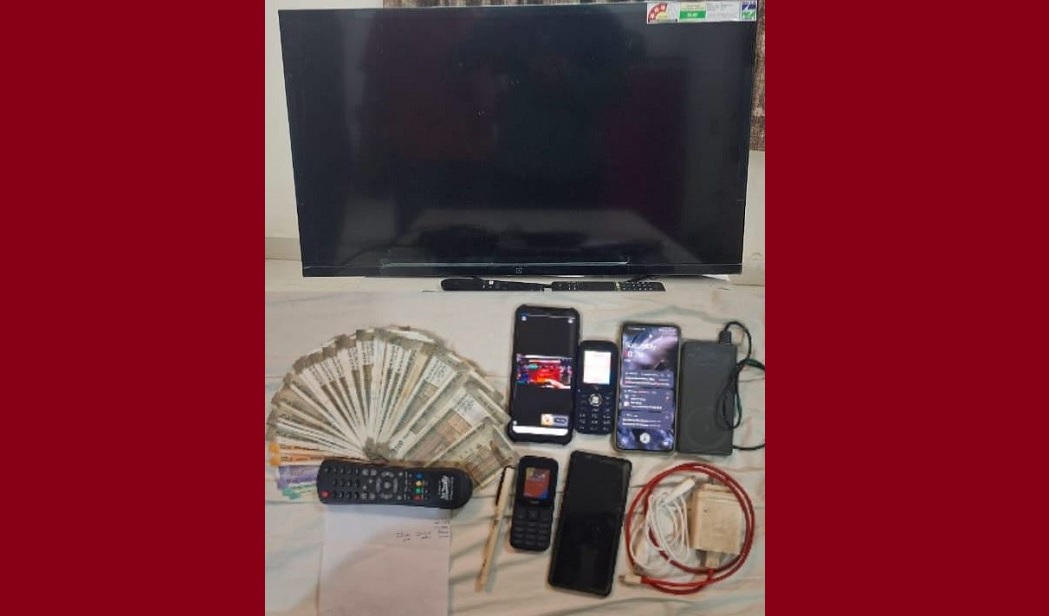 जबलपुर की होटल श्री-राधा के रुम में चल रहा था क्रिकेट सट्टा