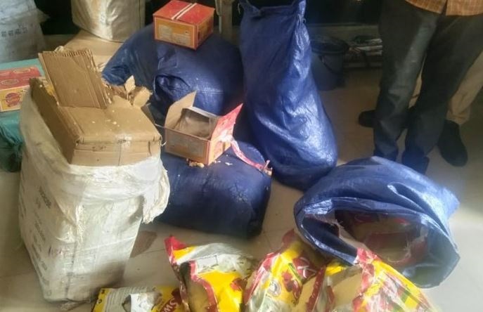 सागर में बिना लेबल की 500 किलो मिठाई जब्त