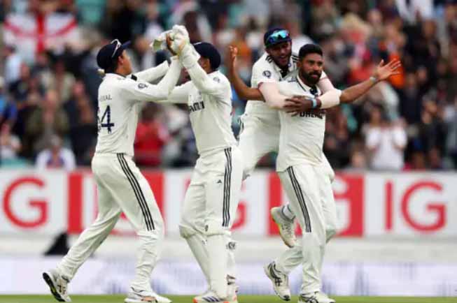 ओवल टेस्ट- भारत की रोमांचक जीत, सीरीज 2-2 से ड्रॉ, सिराज ने 5 विकेट लेकर मैच पलटा