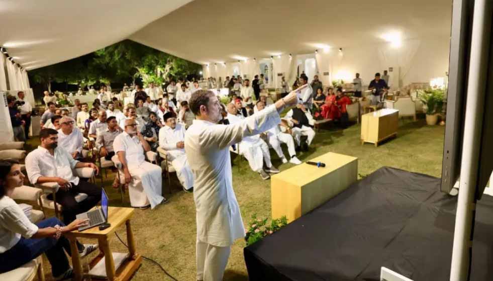 राहुल गांधी के घर पर हुई इंडिया ब्लाक की बैठक,सरकार के खिलाफ फिर एकजुट हुआ विपक्ष