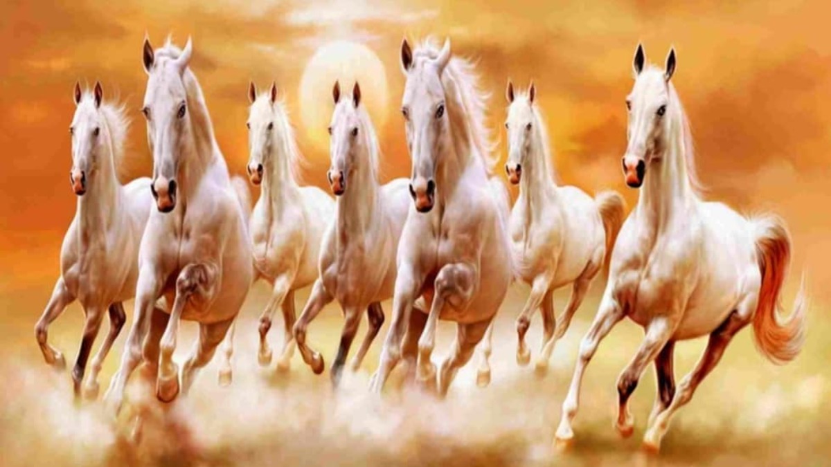 सात घोड़ों की पेंटिंग: ऊर्जा, समृद्धि और वास्तु का संगम