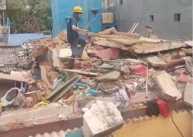 कर्नाटक - बेंगलुरु में सिलेंडर में जबरदस्त ब्लास्ट, बच्चे की मौत, 12 लोग घायल, 8 से 10 घर ढहे